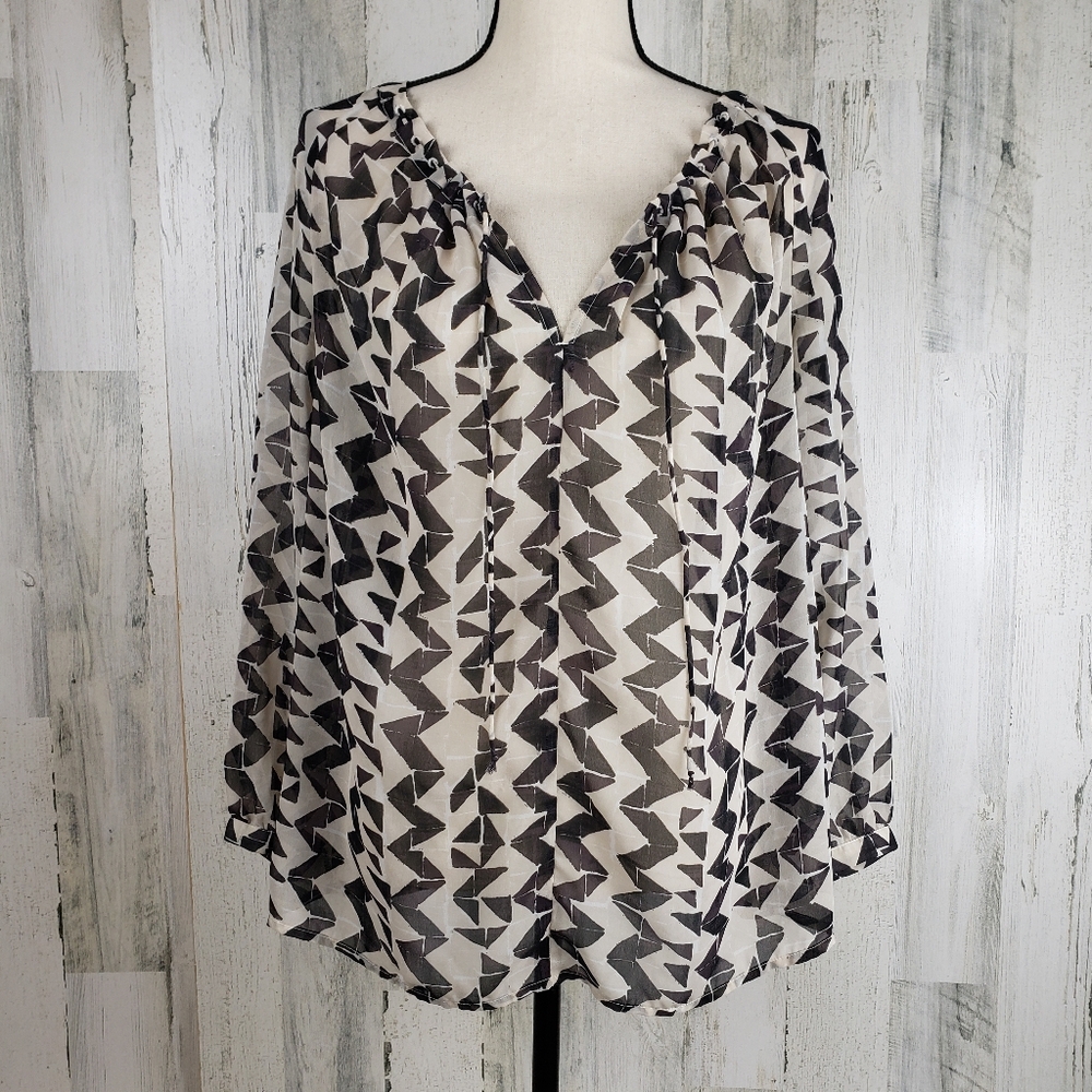Lucky Brand Boho Tunic Top Sz Medium